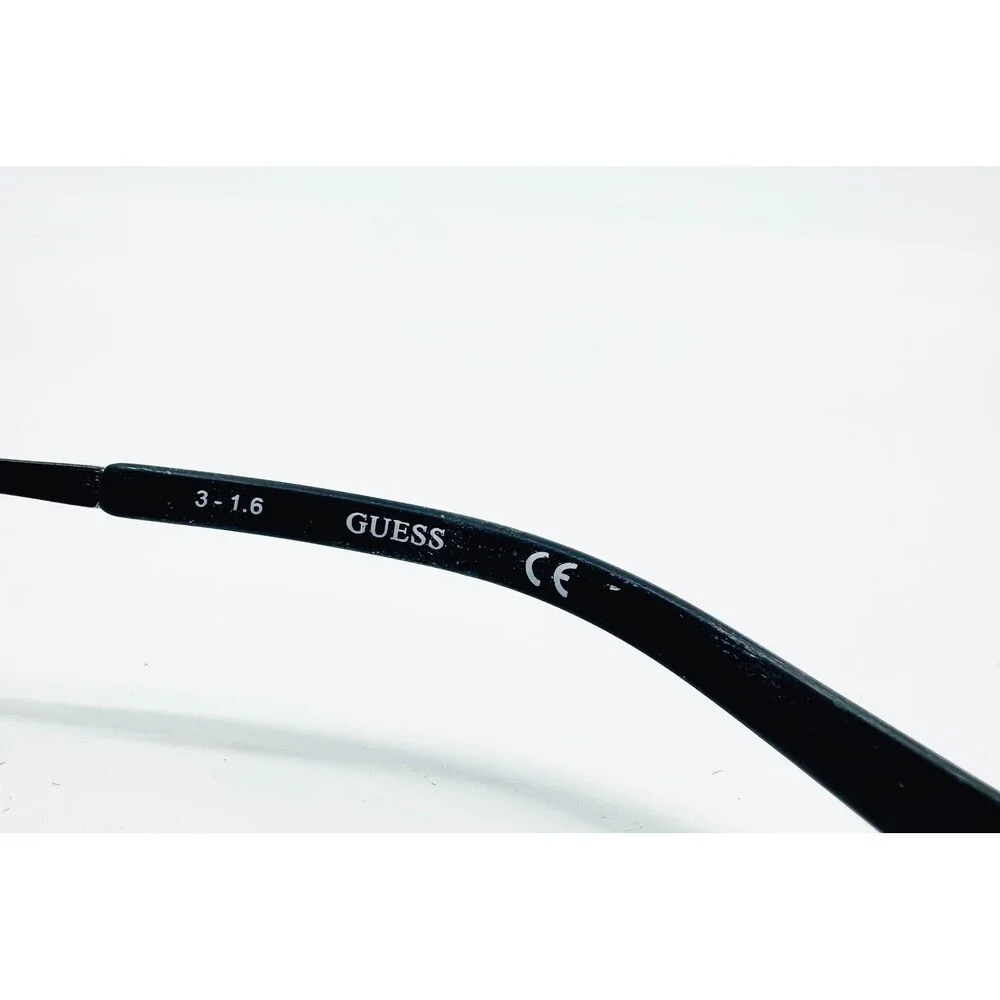 Guess Eyeglasses Mens Black Semi Rimless GU1857-3 B84 54-18-140